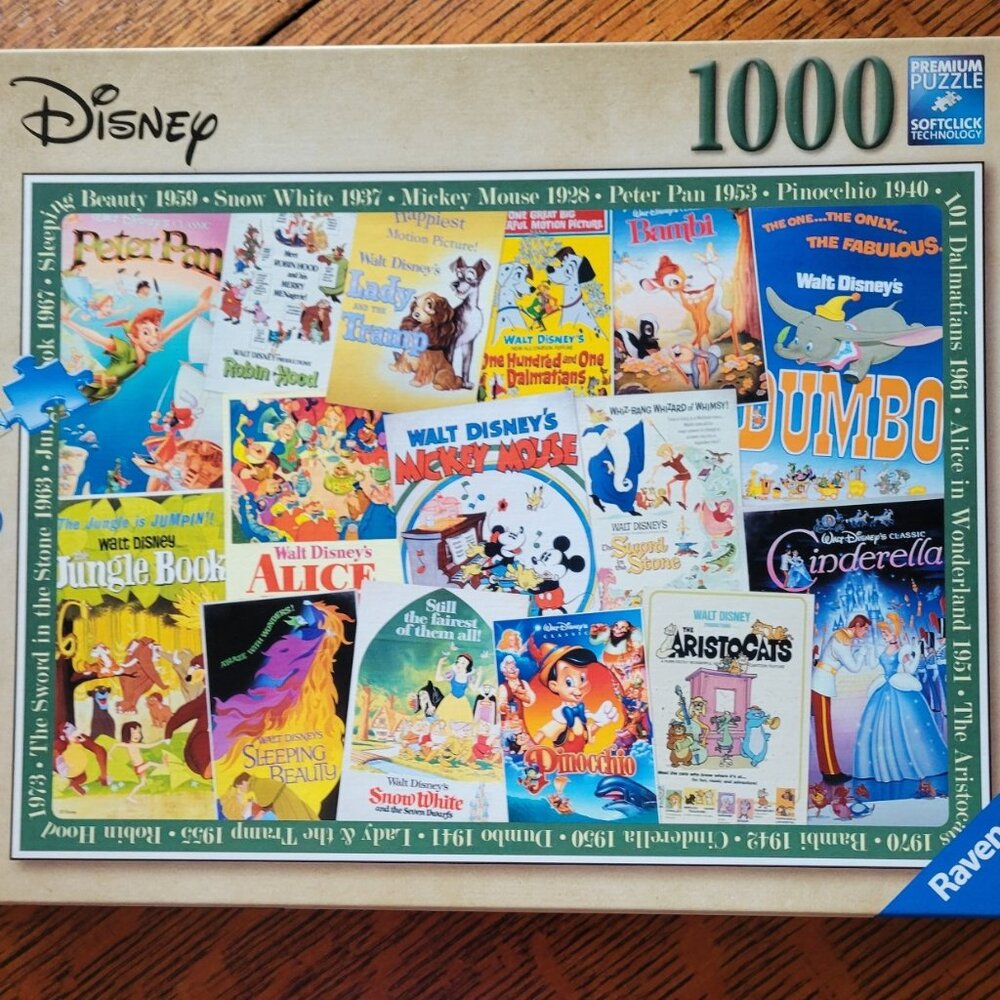 Ravensburger Disney Vintage Posters 1000pc jigsaw puzzle